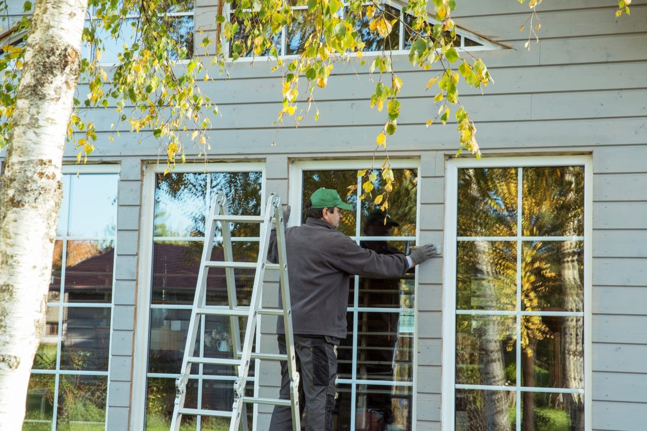 maison ossature bois en travaux