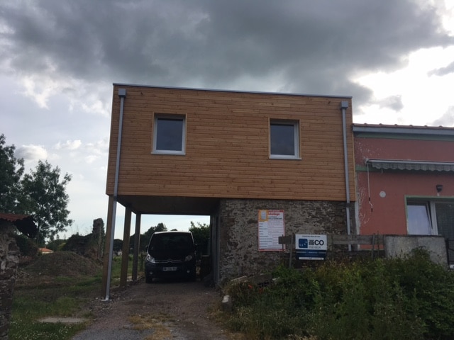 Agrandissement d’une maison à Le Loroux-Bottereau (44)