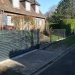 pose d'un portail à Marcq en Baroeul : portail électrique gris
