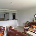 rénovation appartement salon pièce à vivre création bar mise en peinture Vannes