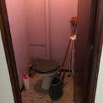 rénovation maison WC toilettes avant travaux Lormont