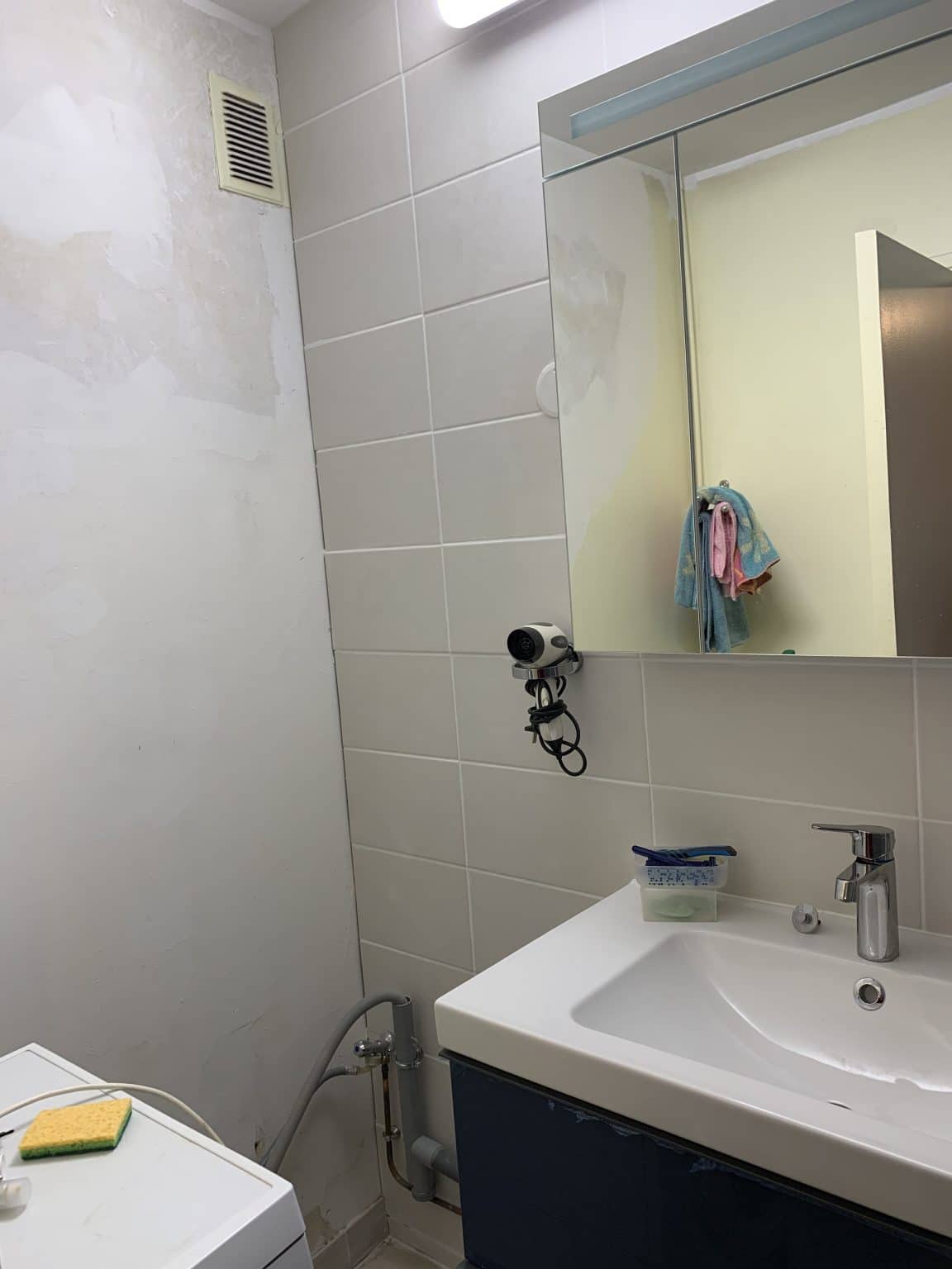 Des travaux de rénovation dans une salle d’eau à Saint-Etienne (42)