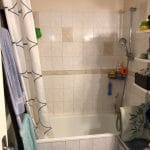 rénovation salle de bain : baignoire avant dépose