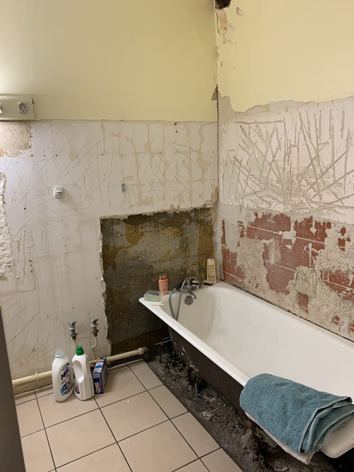 Des travaux de rénovation dans une salle d’eau à Saint-Etienne (42)