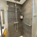transformation salle d'eau douche receveur extra-plat faïence colonne paroi verre La Wantzenau