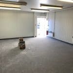 rénovation vestiaire salle de repos peinture mur sol carrelage anti-dérapant Bègles