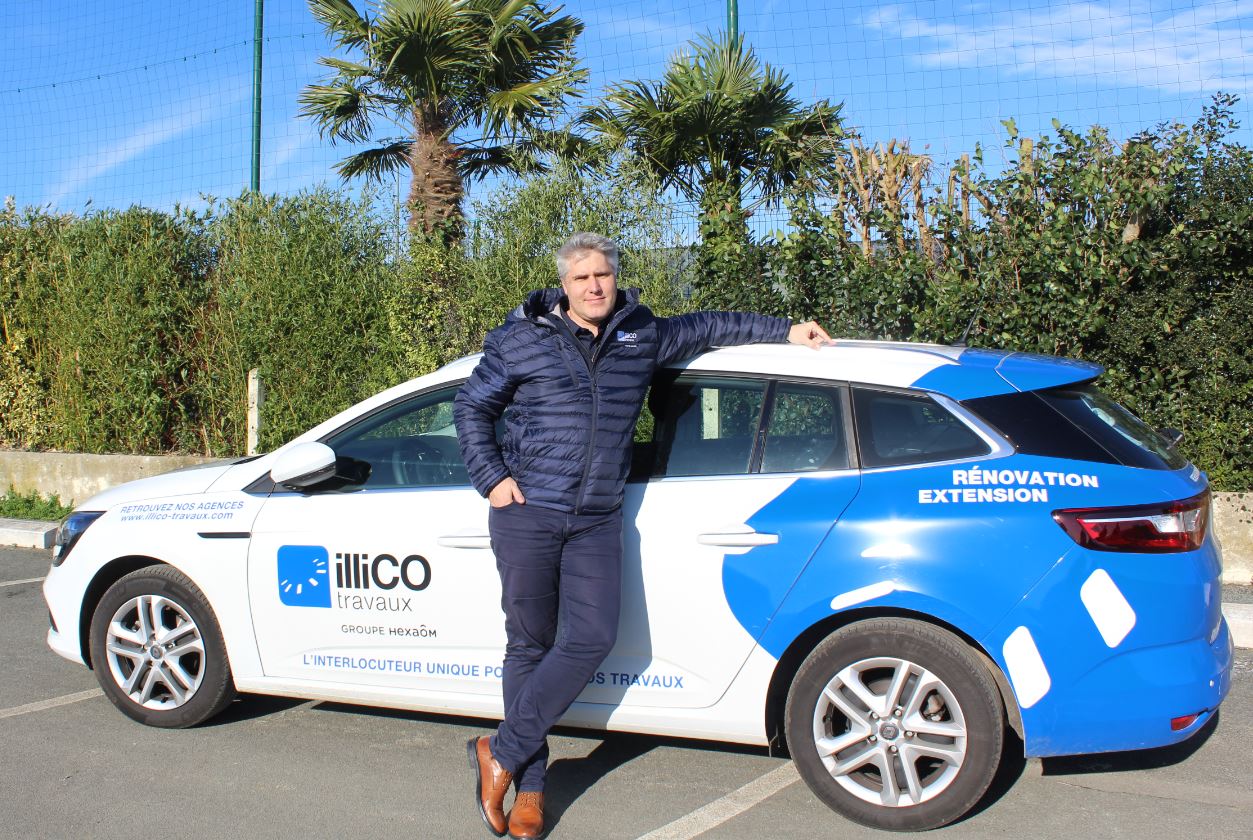 Fabien Dufour responsable illiCO travaux Limoges Est : voiture illiCO travaux