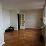 rénovation d'un appartement près de Lyon en vue d'une location : salon après travaux