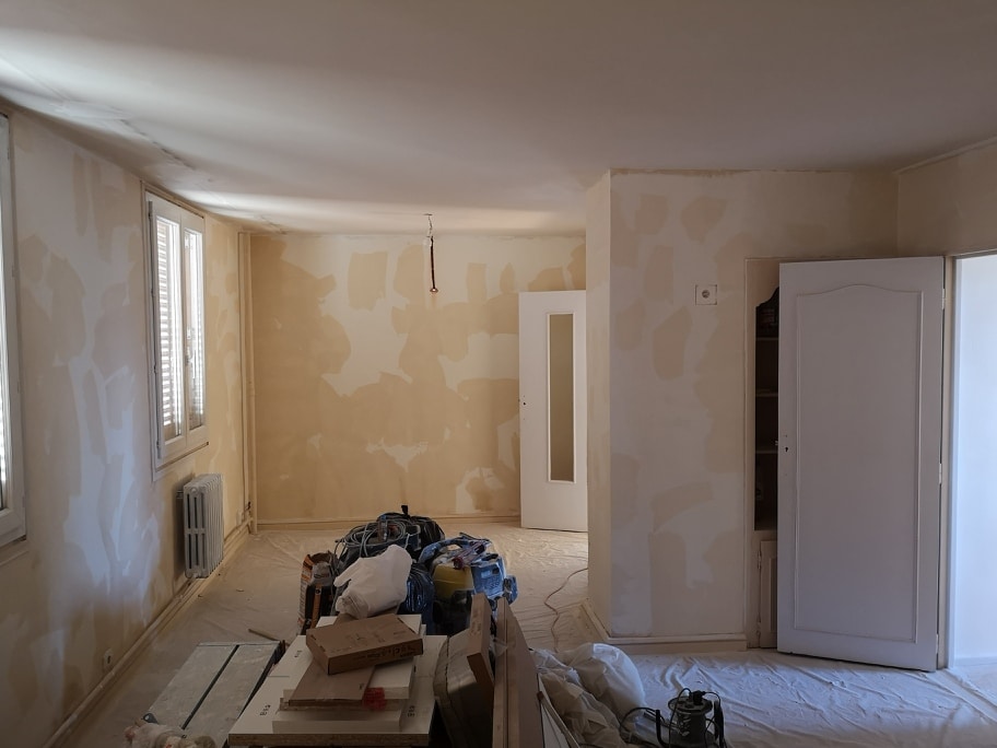 Rénovation d’un appartement à La Mulatière en vue d’une location (69)