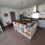 création rénovation cuisine électroménager carrelage peinture îlot central hotte Angoulême
