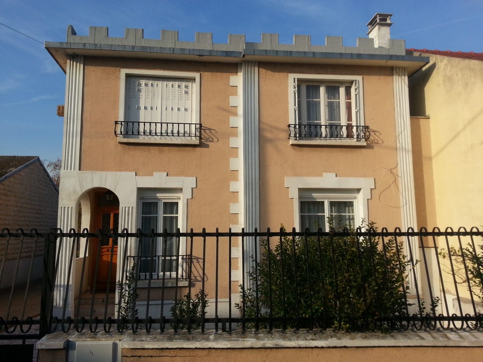 Travaux de ravalement de façade pour une maison à Bezons (95)