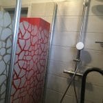 rénovation salle de bain faïence paroi verre colonne douche Saint-Avé
