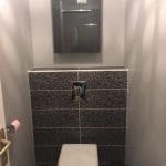 transformation rénovation salle de bain WC toilettes peinture Orvault