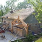 Surélévation de maison à Nancy : chantier en cours