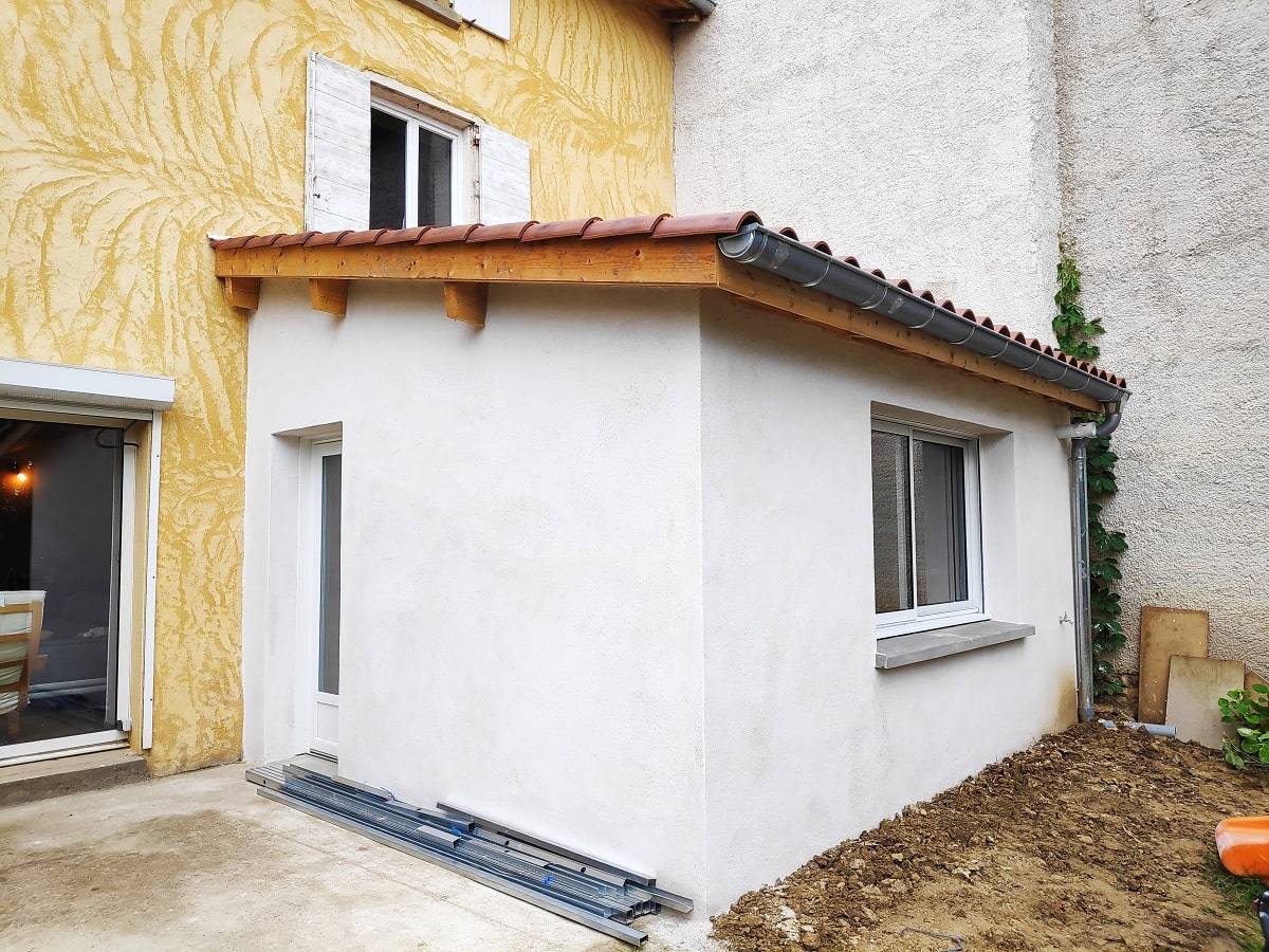 Extension de maison à Parcieux, près de Villefranche-sur-Saône (69)