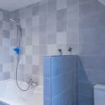 rénovation maison salle de bain baignoire faïence paroi verre WC Haguenau
