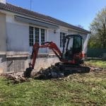 Terrasse existante en cours de démolition - Olivet (45)