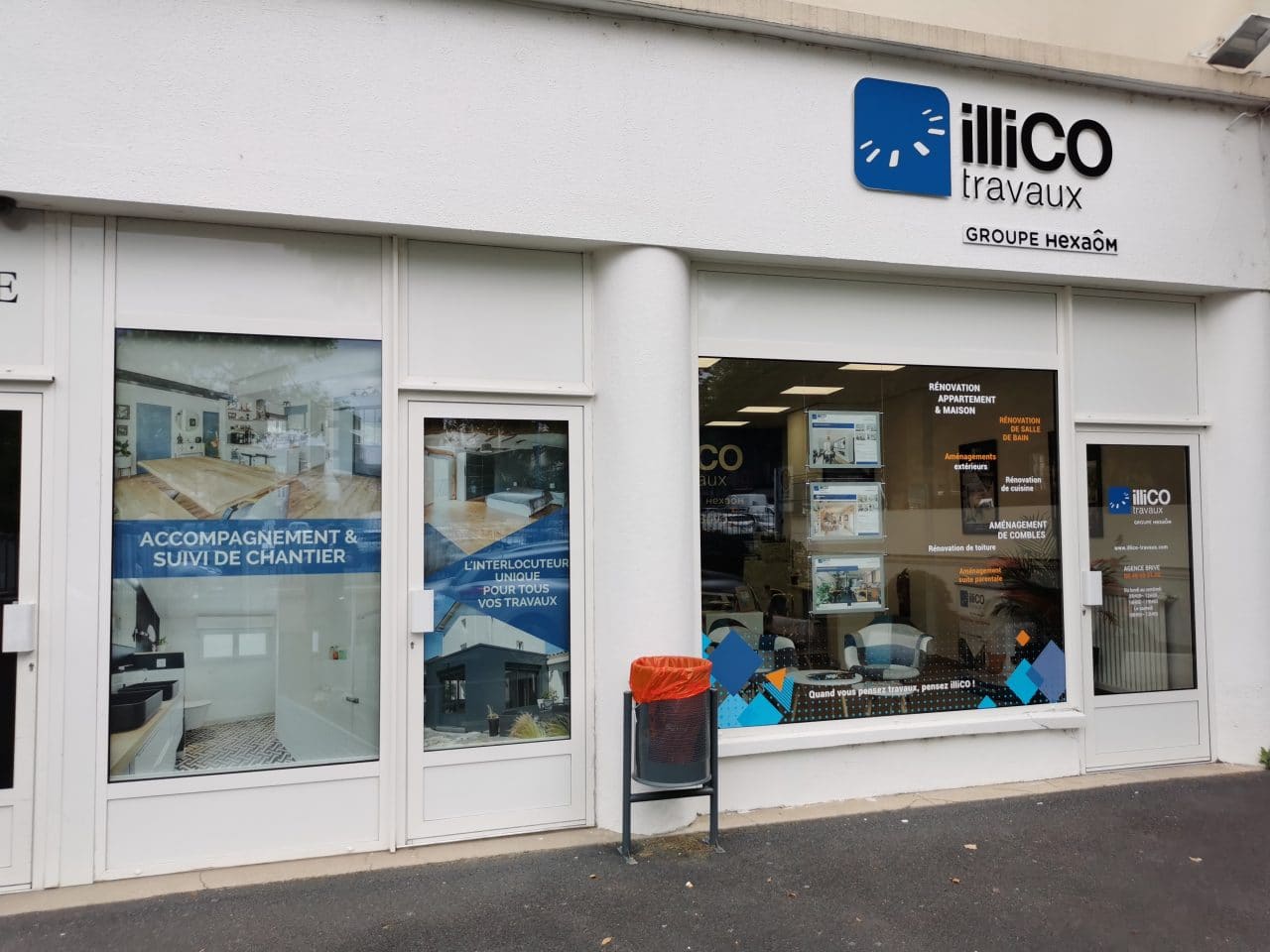 illiCO travaux Brive - extérieur agence