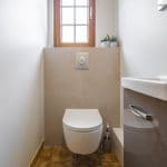 rénovation salle de bain toilettes WC suspendu carrelage peinture meuble vasque Wolfisheim