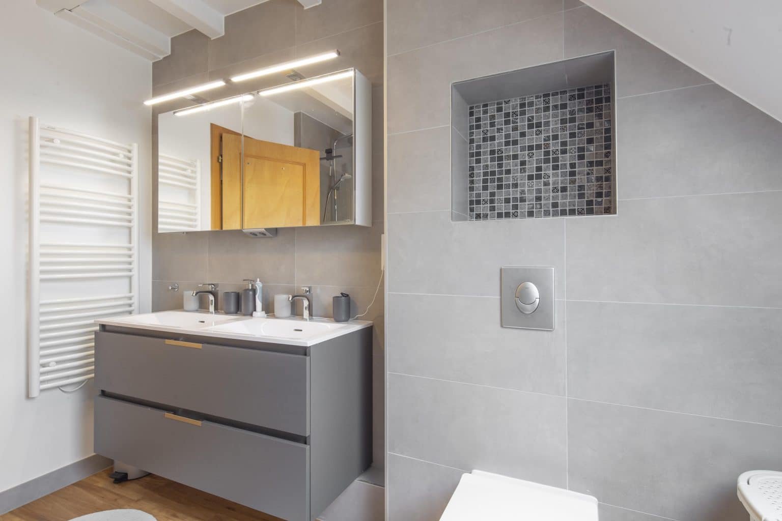 Rénovation de salle de bain et de cuisine à Wolfisheim (67)