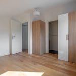 rénovation surélévation maison chambre parquet bois chêne armoire rangement Toulouse