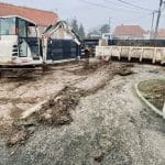 aménagement entrée de maison : phase préparatoire des travaux