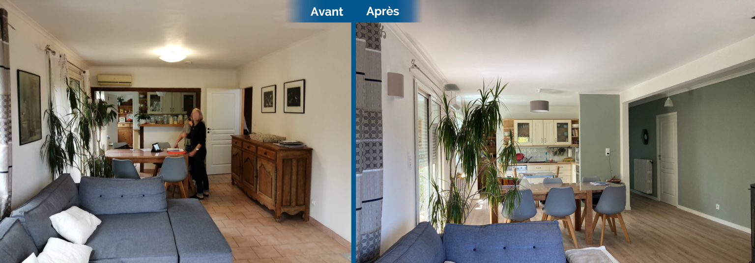 Aménagement intérieur d’une maison à Sauveterre (30)