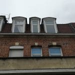 rénovation boiseries Douai - façade avant travaux