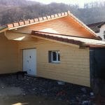 extension de maison à Gières : bardage extérieur en bois