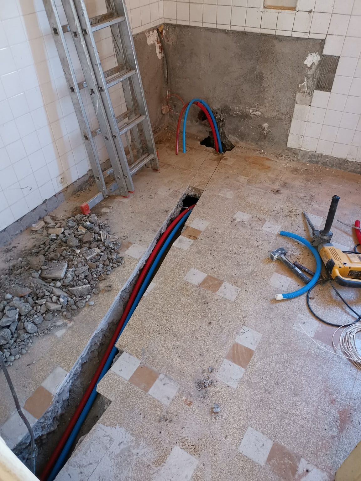 Rénovation de maison aux Abrets-en-Dauphiné (38)