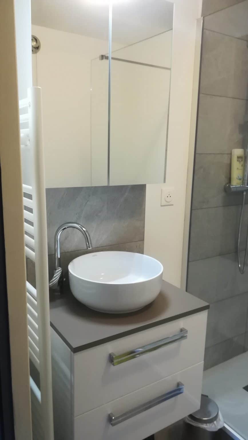 Rénovation d’une petite salle de bain à Lille (59)