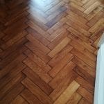 Parquet après les travaux -Rénovation de sols à Lambersart