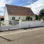 Vue de la maison du Perray en Yvelines depuis la rue