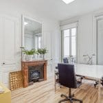 Bureau repeint en blanc - Remise en peinture - bureaux professionnels à Lyon