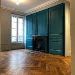 Salon après travaux - Rénovation d'un appartement à Lyon