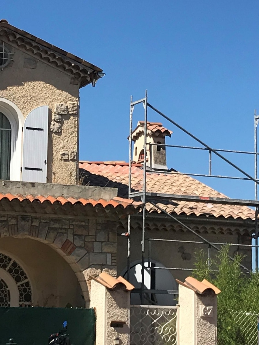 Rénovation d’une toiture à Cannes (06)