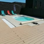 Création d'une terrasse à Pusignan autour de la piscine