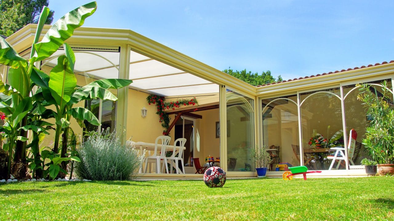 extension maison chatellerault : veranda extension en verre 