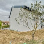 Vue de l'agrandissement depuis l'arrière de la maison - extension maison à Paulhac