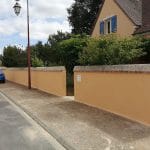 Mur extérieur et façade rénovés - aménagements extérieurs près de Chartres