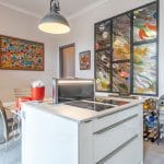 Nouvelle cuisine - rénovation et transformation d'un appartement en 2 logements à Sète