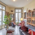 Salon rénové - rénovation et transformation d'un appartement en 2 logements à Sète