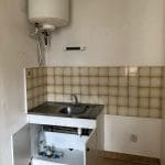 Ancienne cuisine - rénovation d'un appartement pour mise en location à Lyon