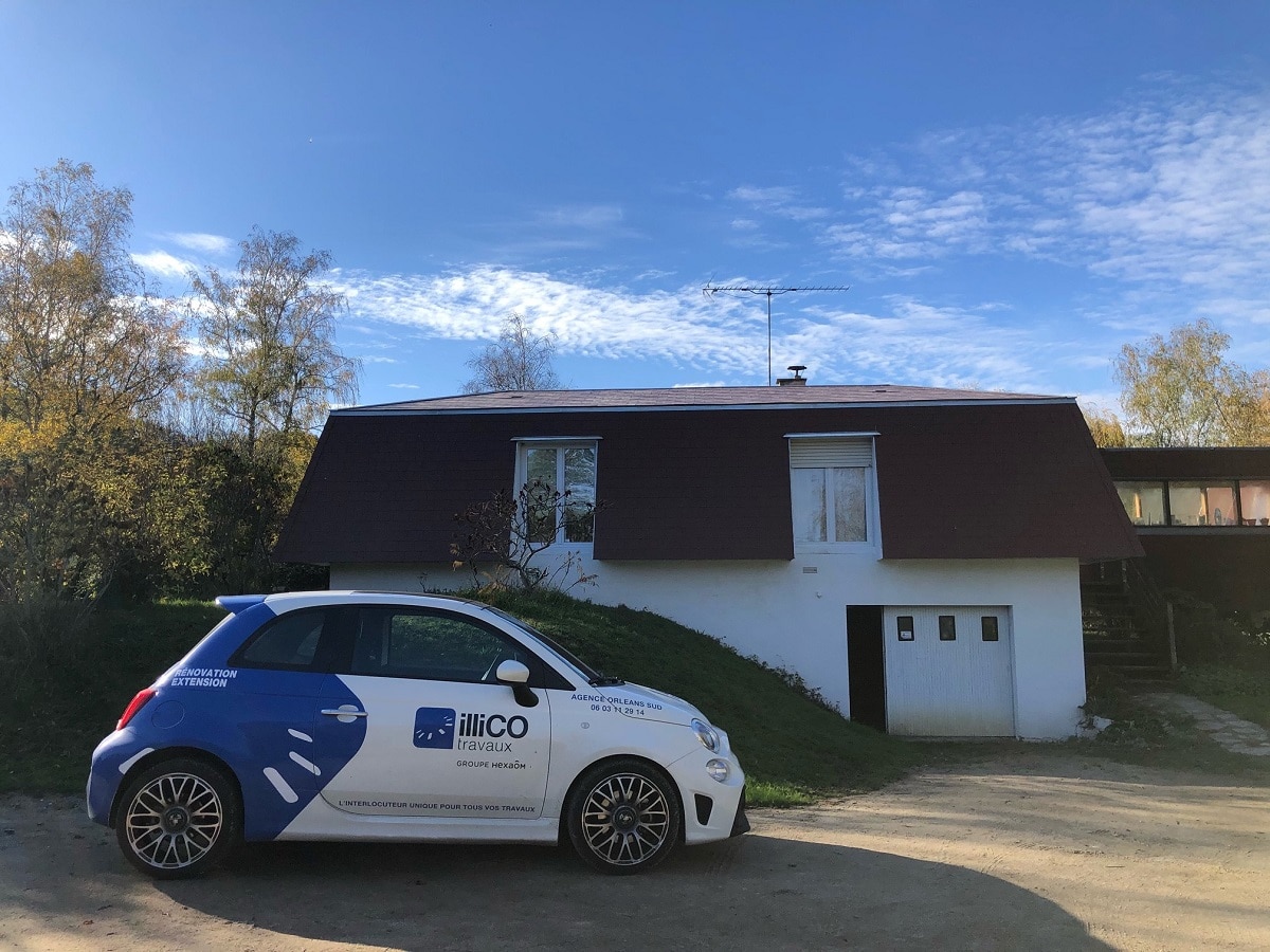 Isolation extérieure d'une maison atypique à Vienne en Val