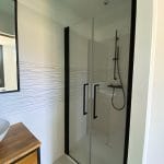 2e salle de bain, douche rénovation d'une échoppe à Bègles
