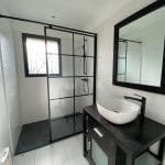 Douche à l'italienne rénovation d'une échoppe à Bègles