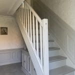 Escalier rénové - rénovation d'un rez-de-chaussée dans une maison à Ballan-Miré près de Tours