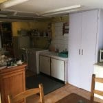 Cuisine avant travaux - rénovation sous-sol et rez-de-chaussée Saint Nolff