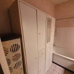 Meubles de rangements avant travaux - rénovation d'une salle de bain à Angoulême
