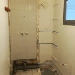 Dépose de l'ancienne douche - rénovation salle de bain à Lille